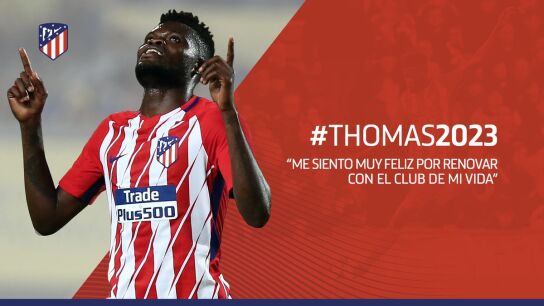 Thomas Partey renueva con el Atl&eacute;tico