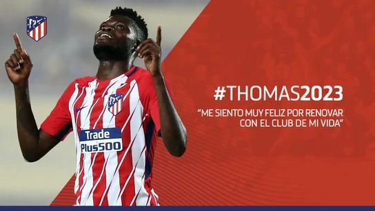 Thomas Partey renueva con el Atlético Thomas Partey renueva con el Atlético