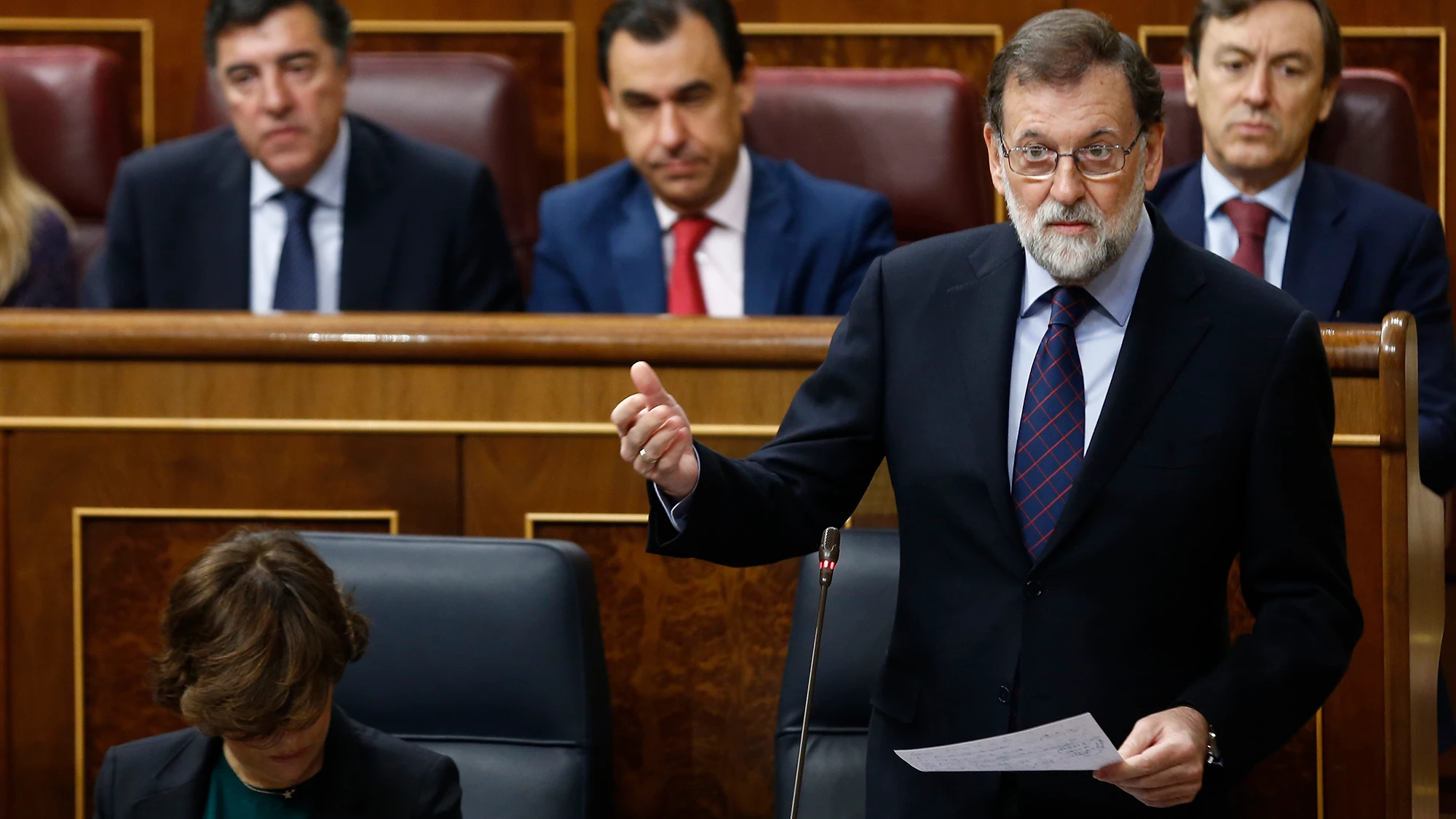 El presidente del Gobierno, Mariano Rajoy