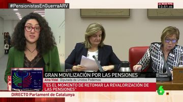 Aina Vidal, diputada de Podemos