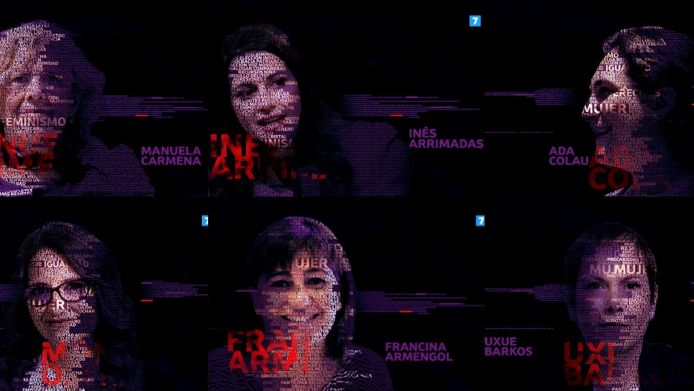 Manuela Carmena, Inés Arrimadas, Ada Colau, Mónica Oltra, Francina Armengol y Uxue Barkos, este domingo con Ana Pastor en El Objetivo Manuela Carmena, Inés Arrimadas, Ada Colau, Mónica Oltra, Francina Armengol y Uxue Barkos, este domingo con Ana Pastor en El Objetivo