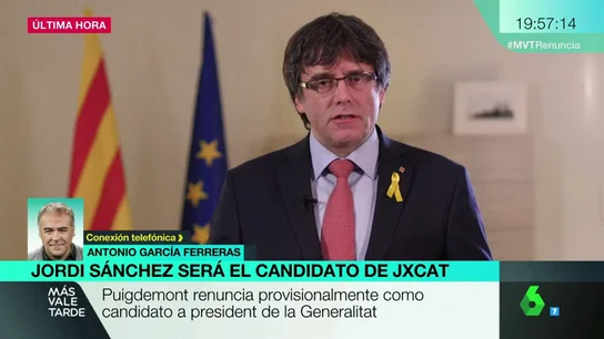 Antonio García Ferreras, en Más Vale Tarde Antonio García Ferreras, en Más Vale Tarde