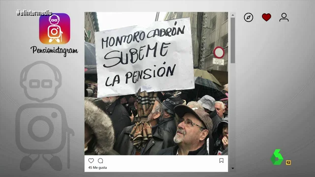 Foto de la marcha de los pensionistas Foto de la marcha de los pensionistas