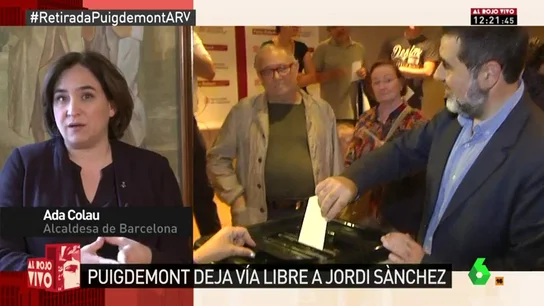 Ada Colau, en Al Rojo Vivo Ada Colau, en Al Rojo Vivo