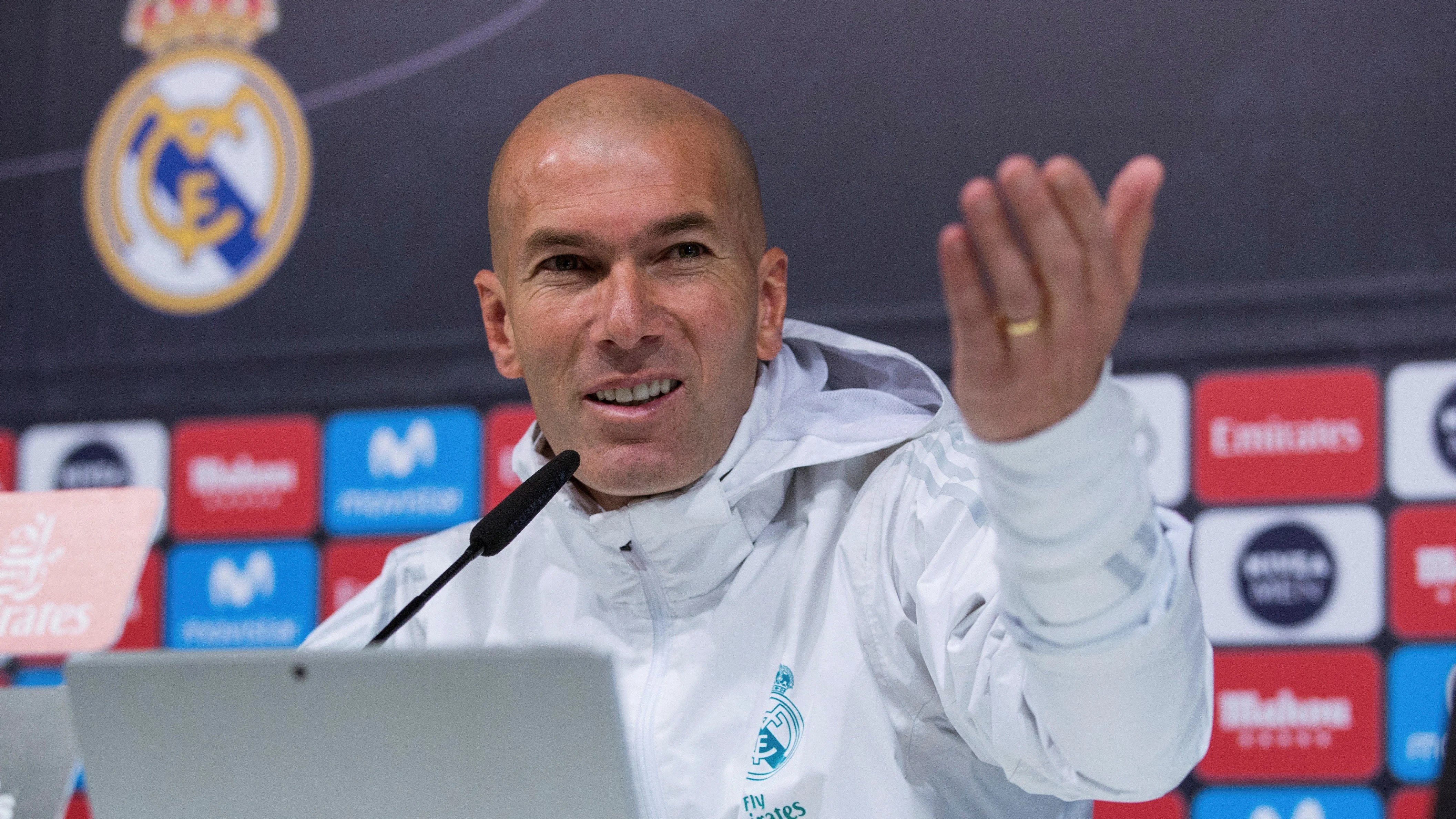 Zidane, en rueda de prensa