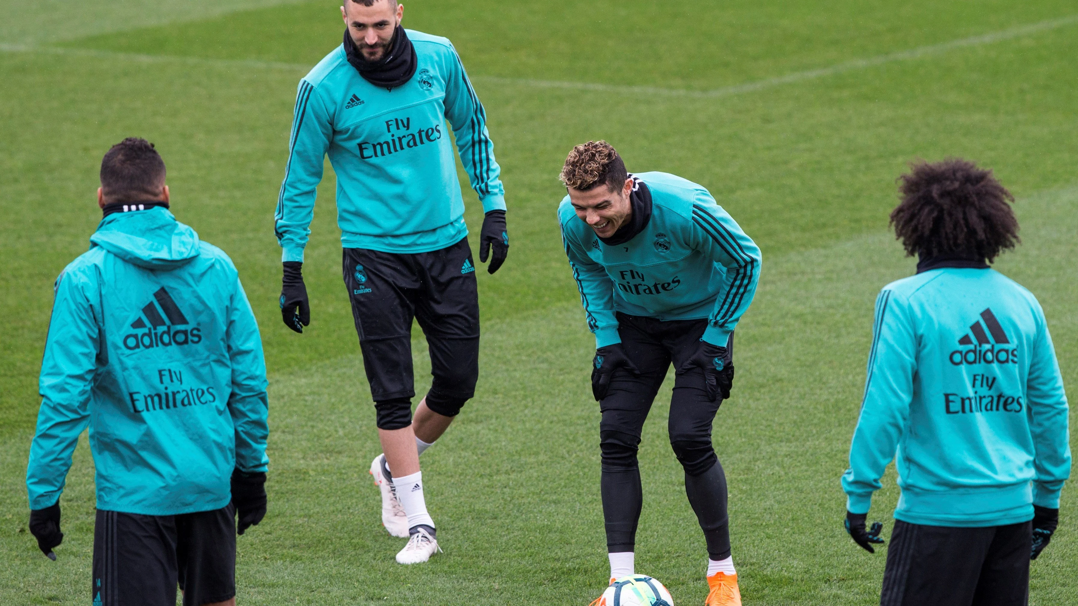 Último entrenamiento del Real Madrid antes de recibir al Getafe