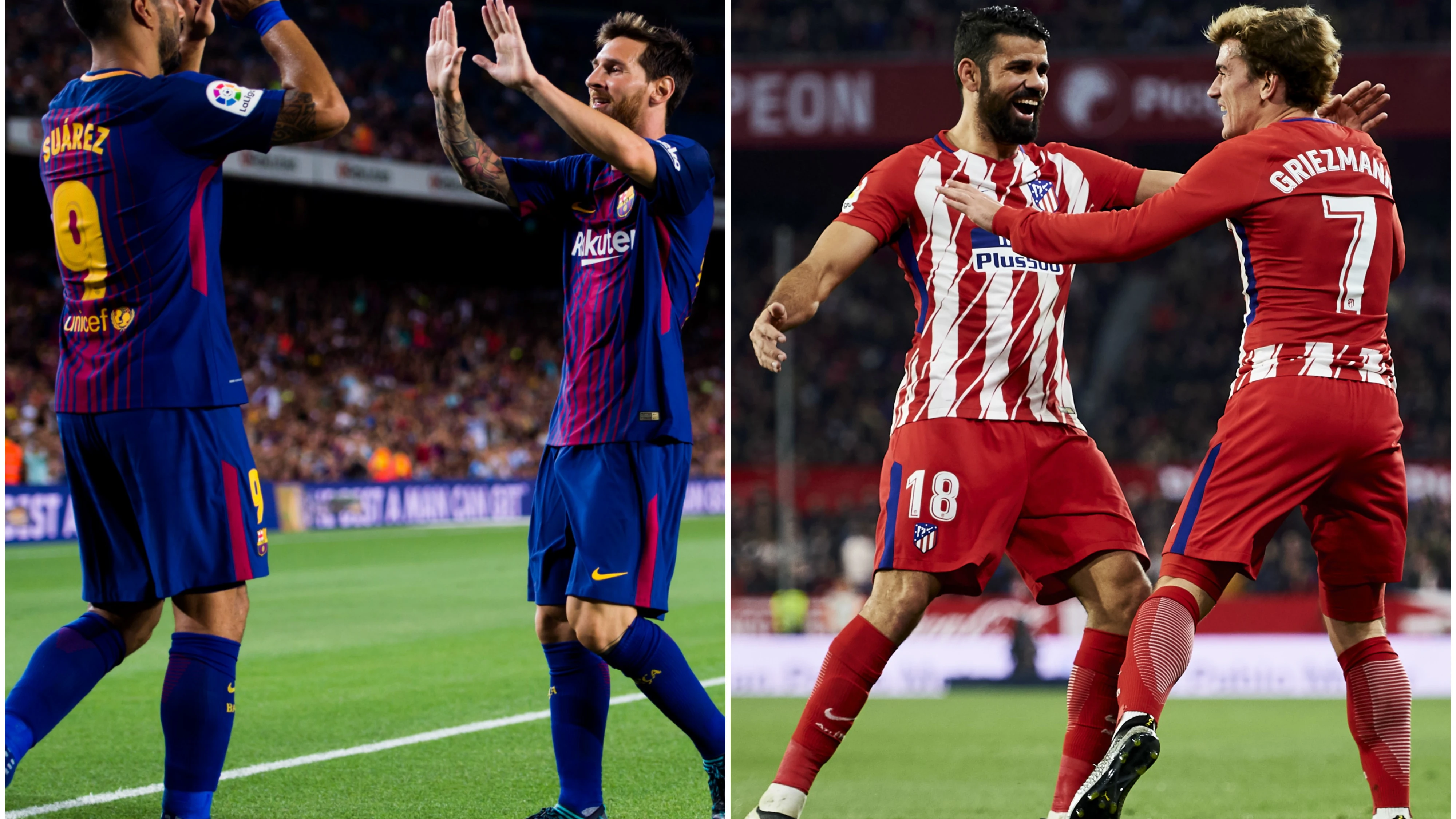 Barça y Atleti se juegan la Liga en el Camp Nou