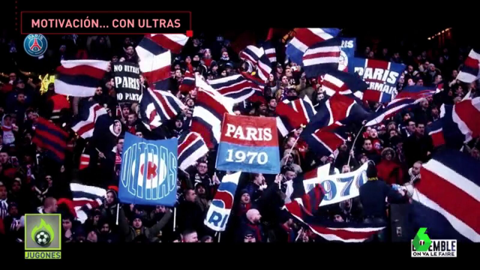 EL PSG CALIENTA EL PARTIDO