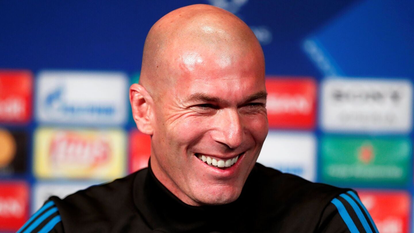 Zidane, en rueda de prensa en Par&iacute;s