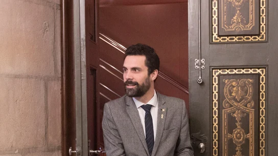 El presidente del Parlament de Cataluña, Roger Torrent El presidente del Parlament de Cataluña, Roger Torrent