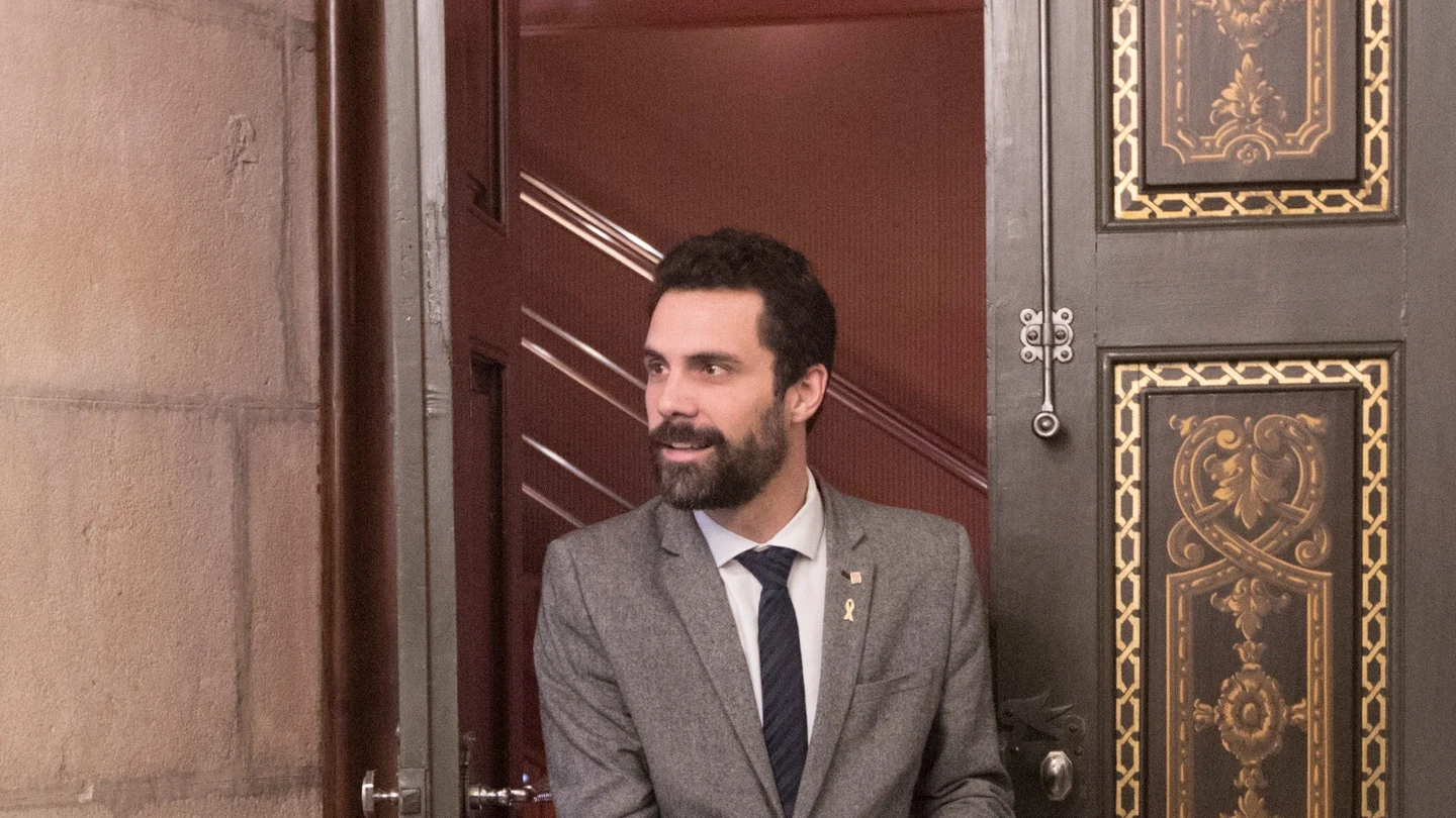 El presidente del Parlament de Cataluña, Roger Torrent El presidente del Parlament de Cataluña, Roger Torrent