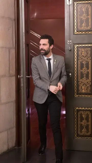 El presidente del Parlament de Cataluña, Roger Torrent El presidente del Parlament de Cataluña, Roger Torrent