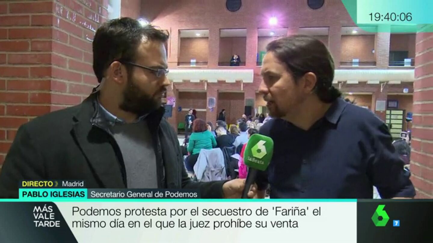 Pablo Iglesias, secretario general de Podemos