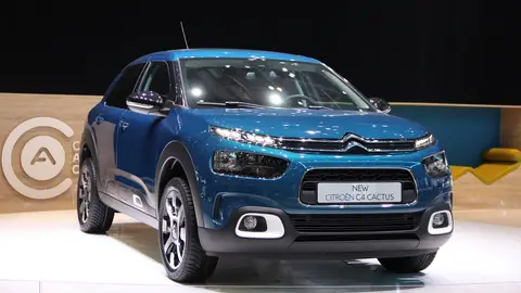Citroën C4 Cactus El Citroën C4 Cactus en su presentación durante el Salón de Ginebra 2018.