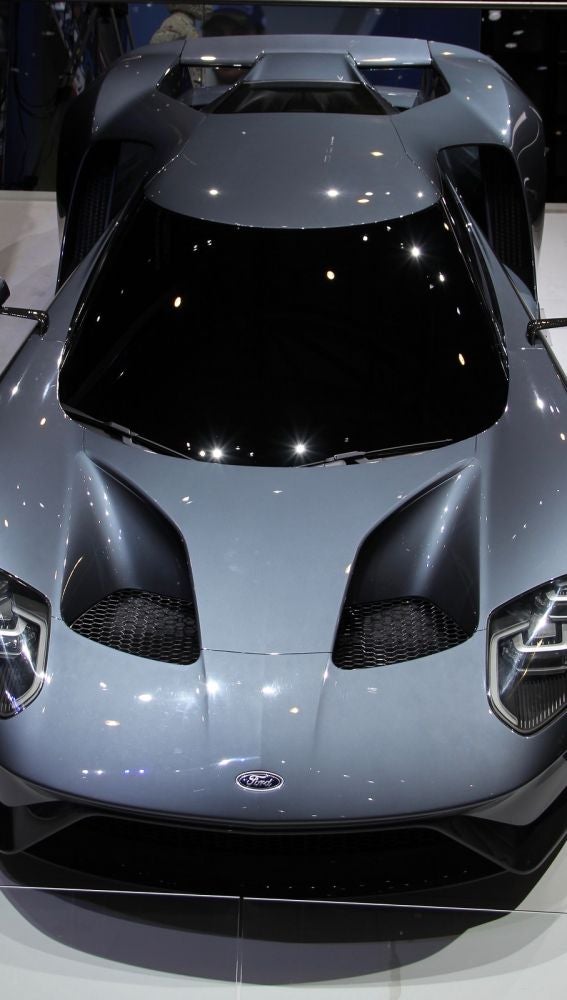 El superdeportivo Ford GT durante el Salón de Ginebra 2018.