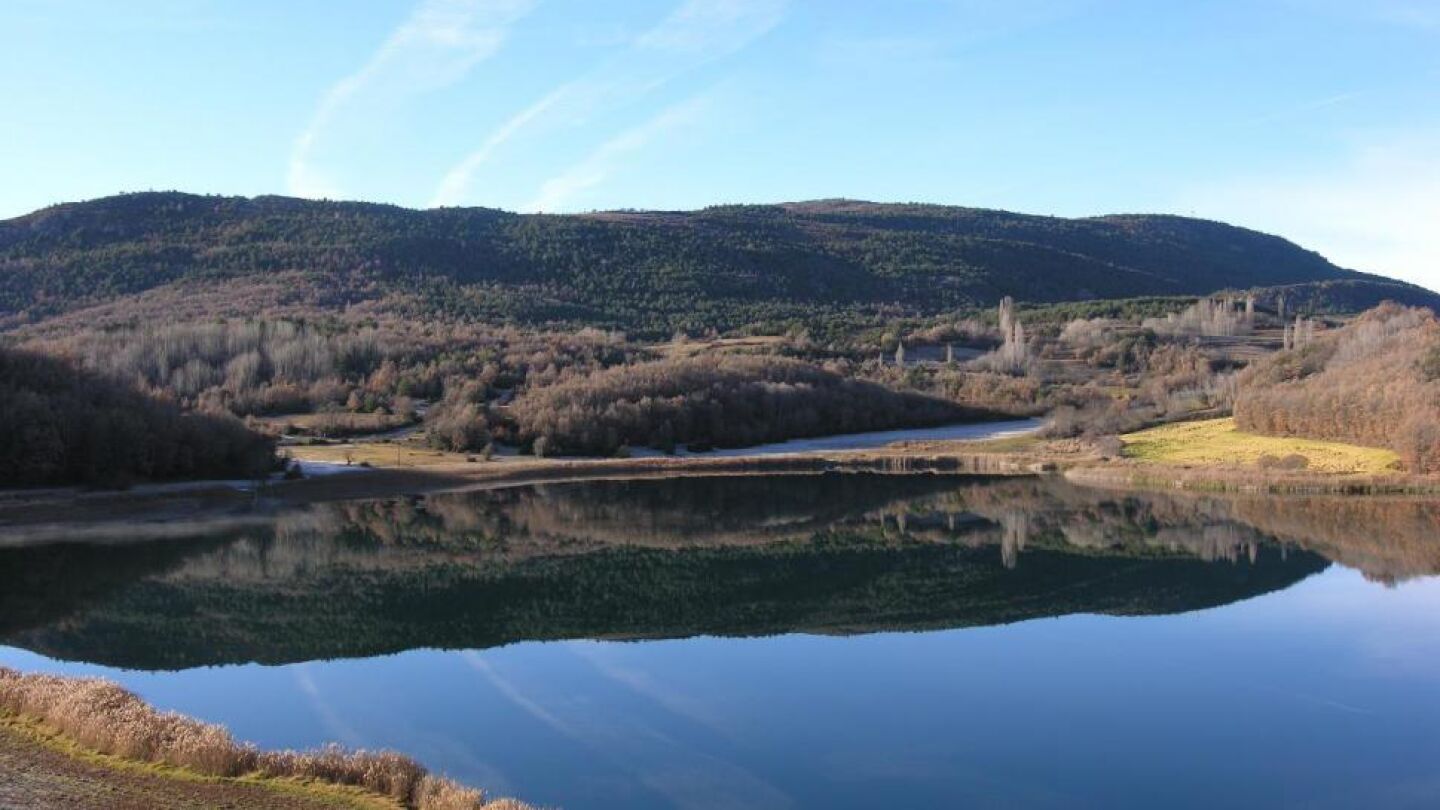 El lago de Montcort&egrave;s (Lleida)