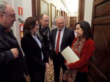 La portavoz de los socialistas Margarita Robles tras la reunión del Subcomité del Pacto Educativo La portavoz de los socialistas Margarita Robles tras la reunión del Subcomité del Pacto Educativo