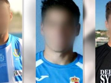 Imagen difuminada de los exjugadores de la Arandina Imagen difuminada de los exjugadores de la Arandina