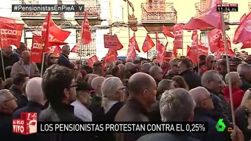 Pensionistas se manifiestan en Valencia