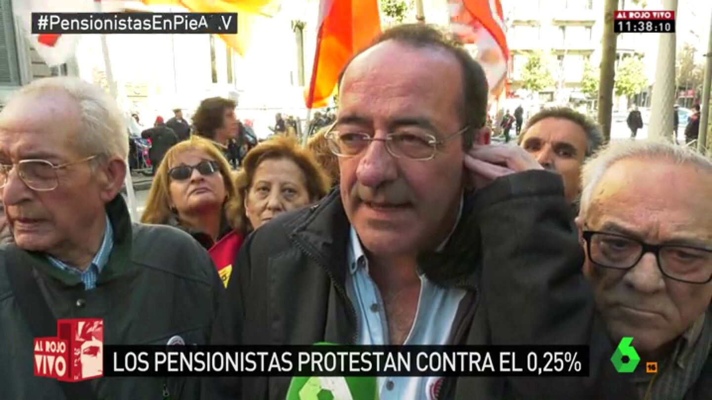Miquel Lluch, secretario de la federaci&oacute;n de pensionistas de Catalu&ntilde;a de CCOO