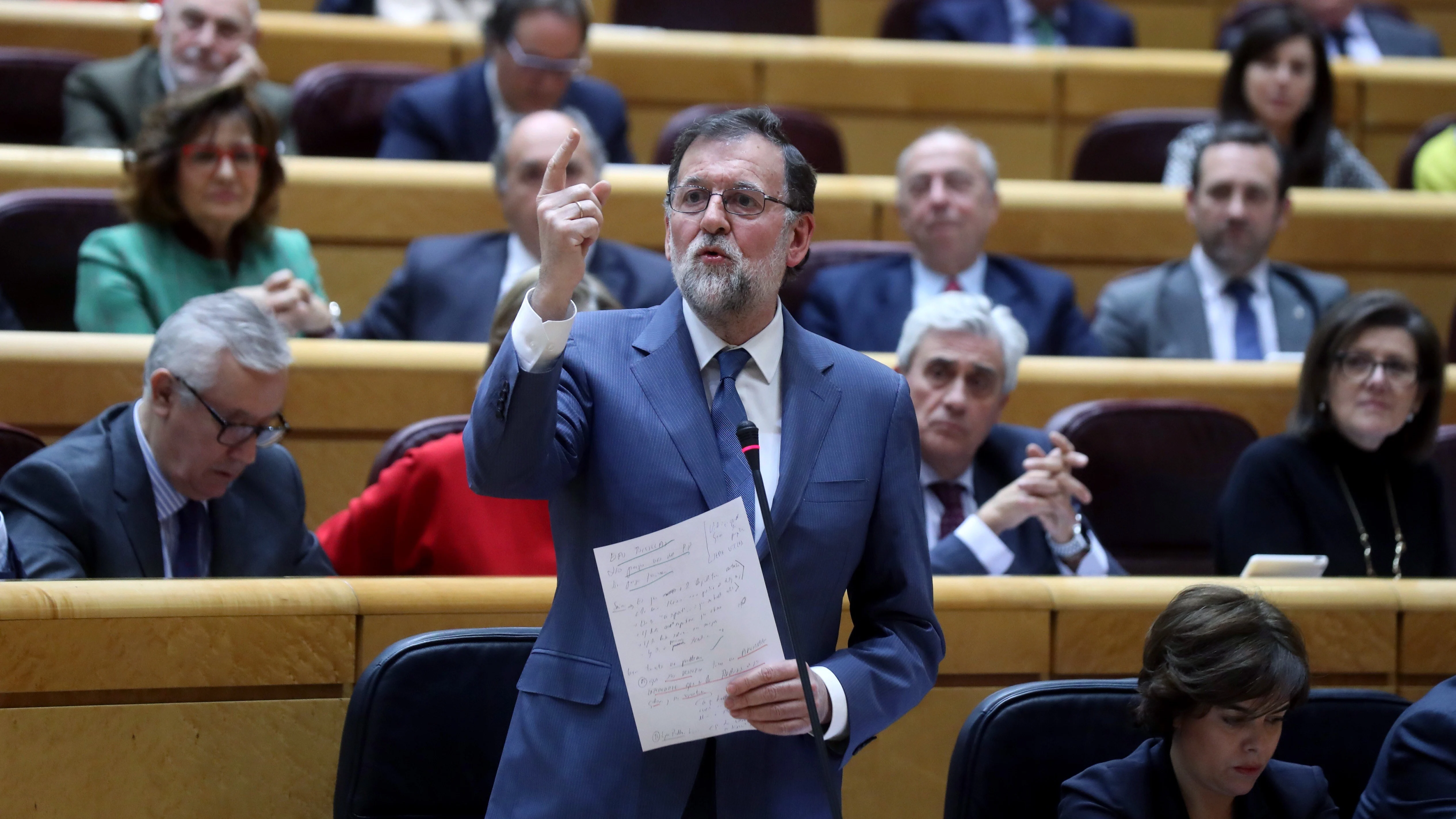 El presidente del Gobierno, Mariano Rajoy