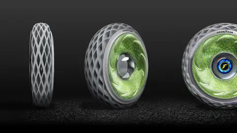 Goodyear Goodyear ha presentado en Ginebra su último proyecto para la movilidad sostenible, el Oxygene