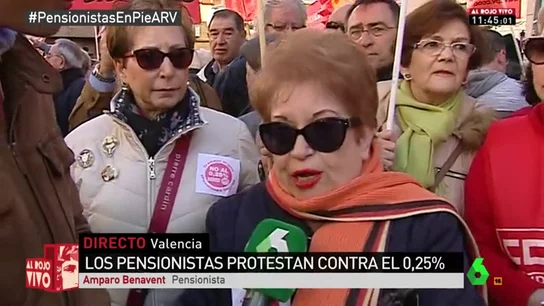 Amparo Benavent, pensionista Amparo Benavent, pensionista