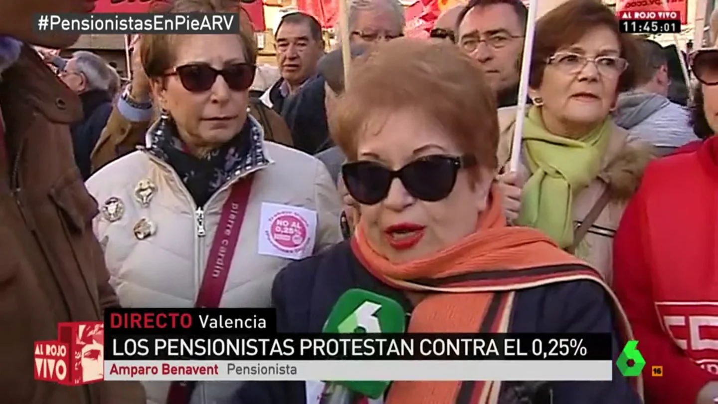 Amparo Benavent, pensionista Amparo Benavent, pensionista