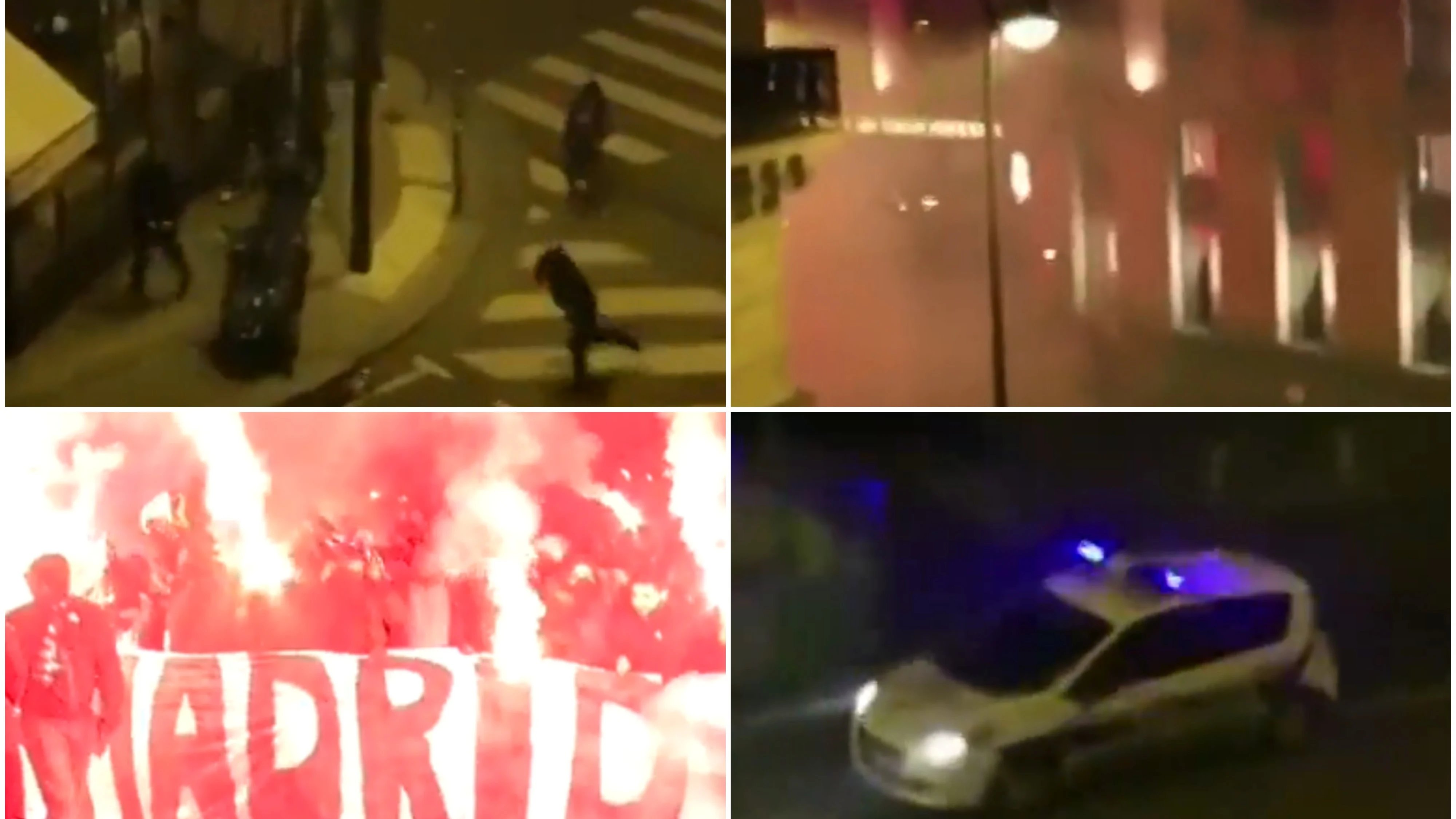Altercados en las afueras del hotel de concentración del Real Madrid