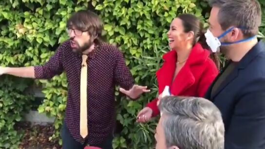 Quique Peinado, Cristina Pedroche, Miki Nadal y Frank Blanco