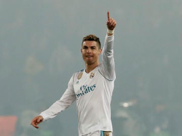 Cristiano Ronaldo celebra un gol con el Real Madrid