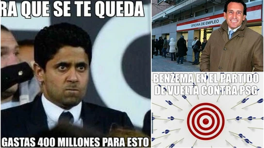 Los 'memes' del partido entre PSG y Real Madrid Los 'memes' del partido entre PSG y Real Madrid