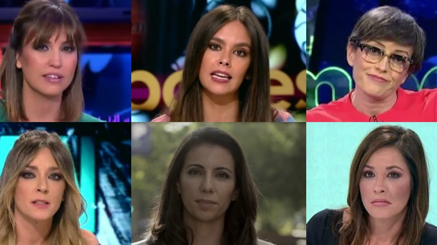 Sandra Sabatés, Cristina Pedroche, Thais Villas, Anna Simon, Ana Pastor y Mamen Mendizábal Sandra Sabatés, Cristina Pedroche, Thais Villas, Anna Simon, Ana Pastor y Mamen Mendizábal