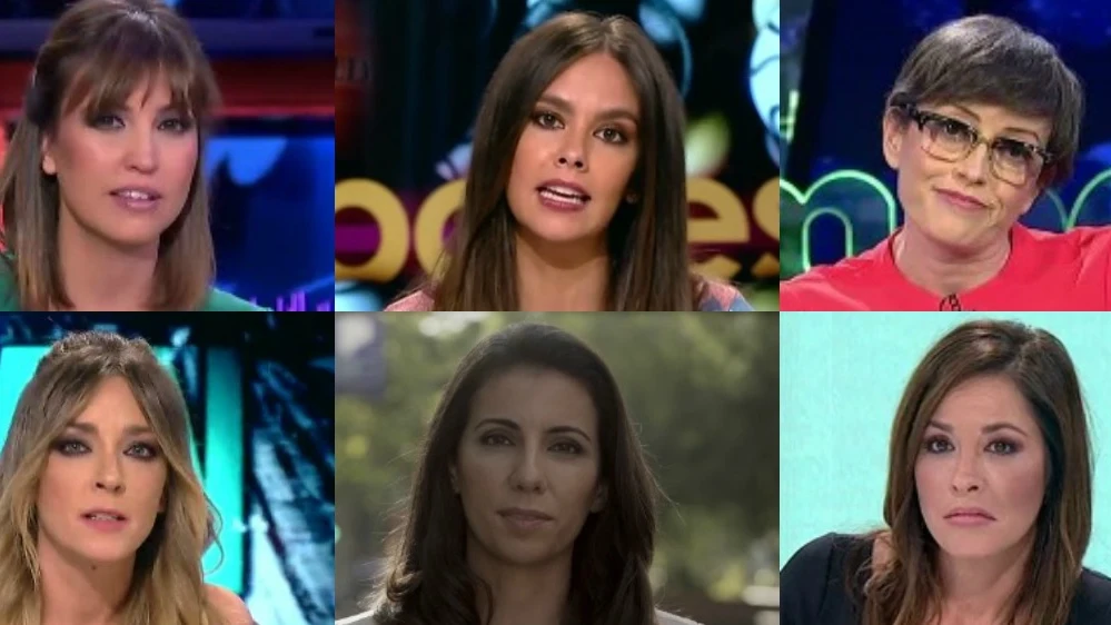 Sandra Sabatés, Cristina Pedroche, Thais Villas, Anna Simon, Ana Pastor y Mamen Mendizábal