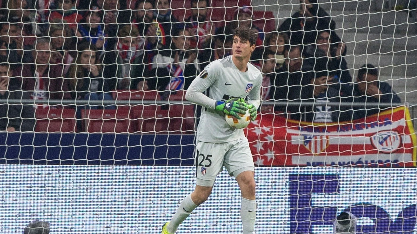 Axel Werner, en su debut con el Atlético de Madrid Axel Werner, en su debut con el Atlético de Madrid