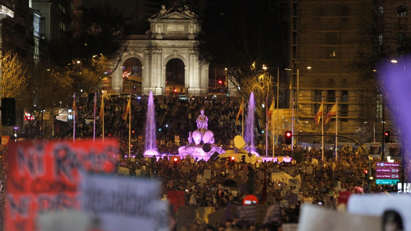 Manifestaci&oacute;n en Madrid coincidiendo con el D&iacute;a Internacional de la Mujer