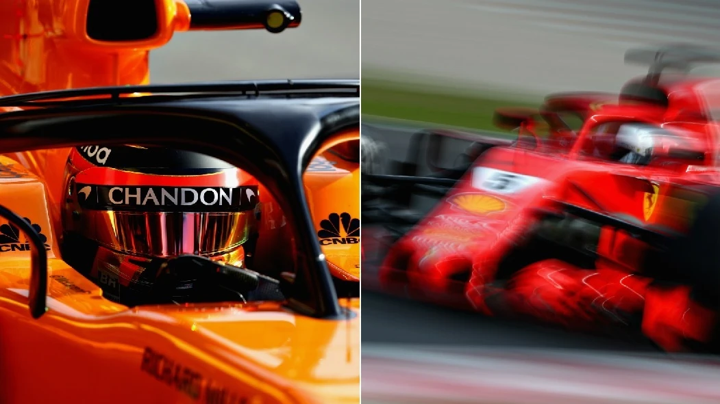 Vandoorne y Vettel, en Montmeló