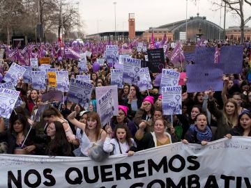 Manifestación por la huelga feminista del 8M de 2018 en Madrid Manifestación por la huelga feminista del 8M de 2018 en Madrid