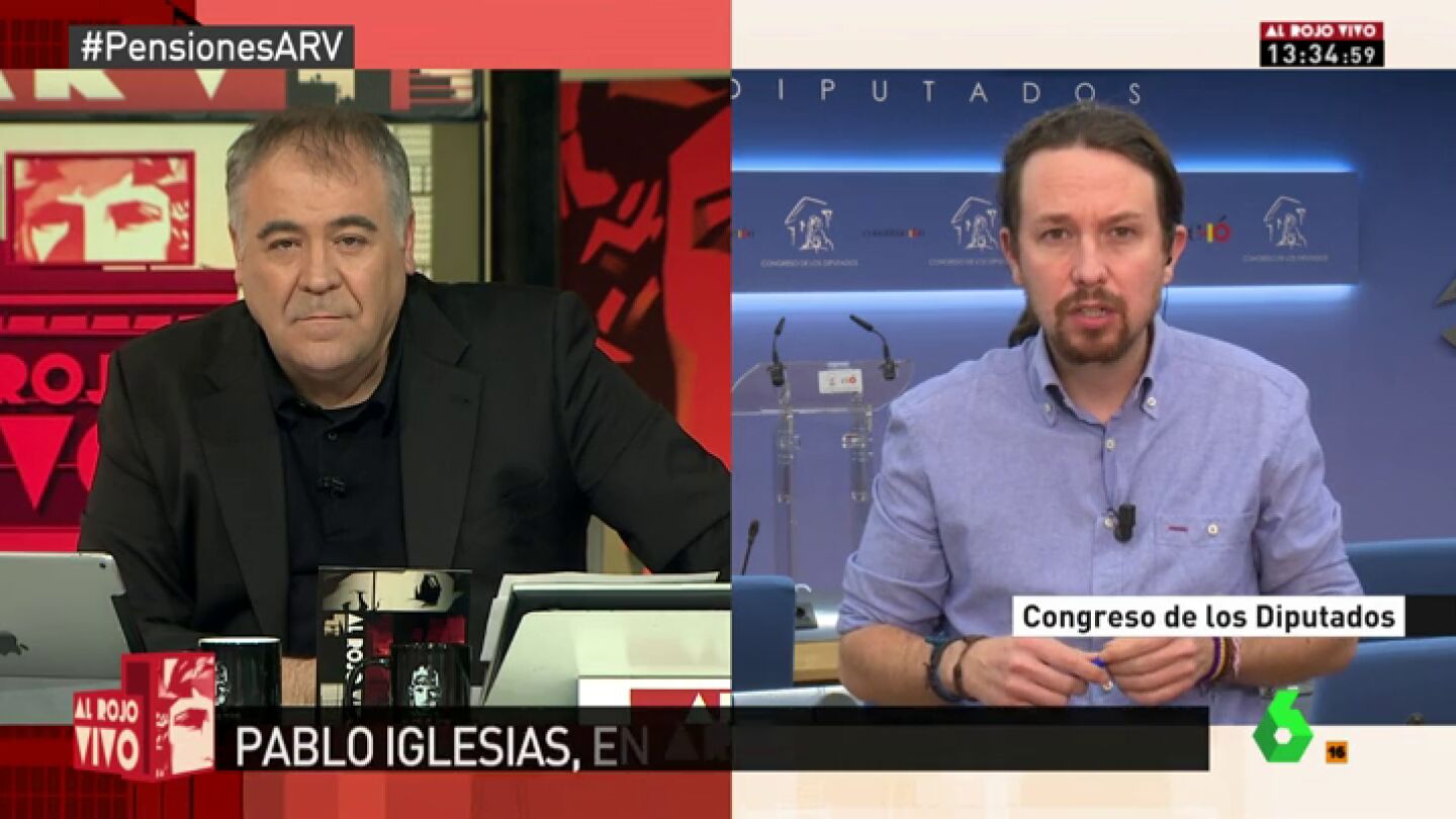 El l&iacute;der de Podemos, Pablo Iglesias