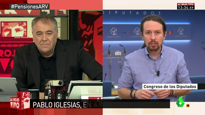 El líder de Podemos, Pablo Iglesias