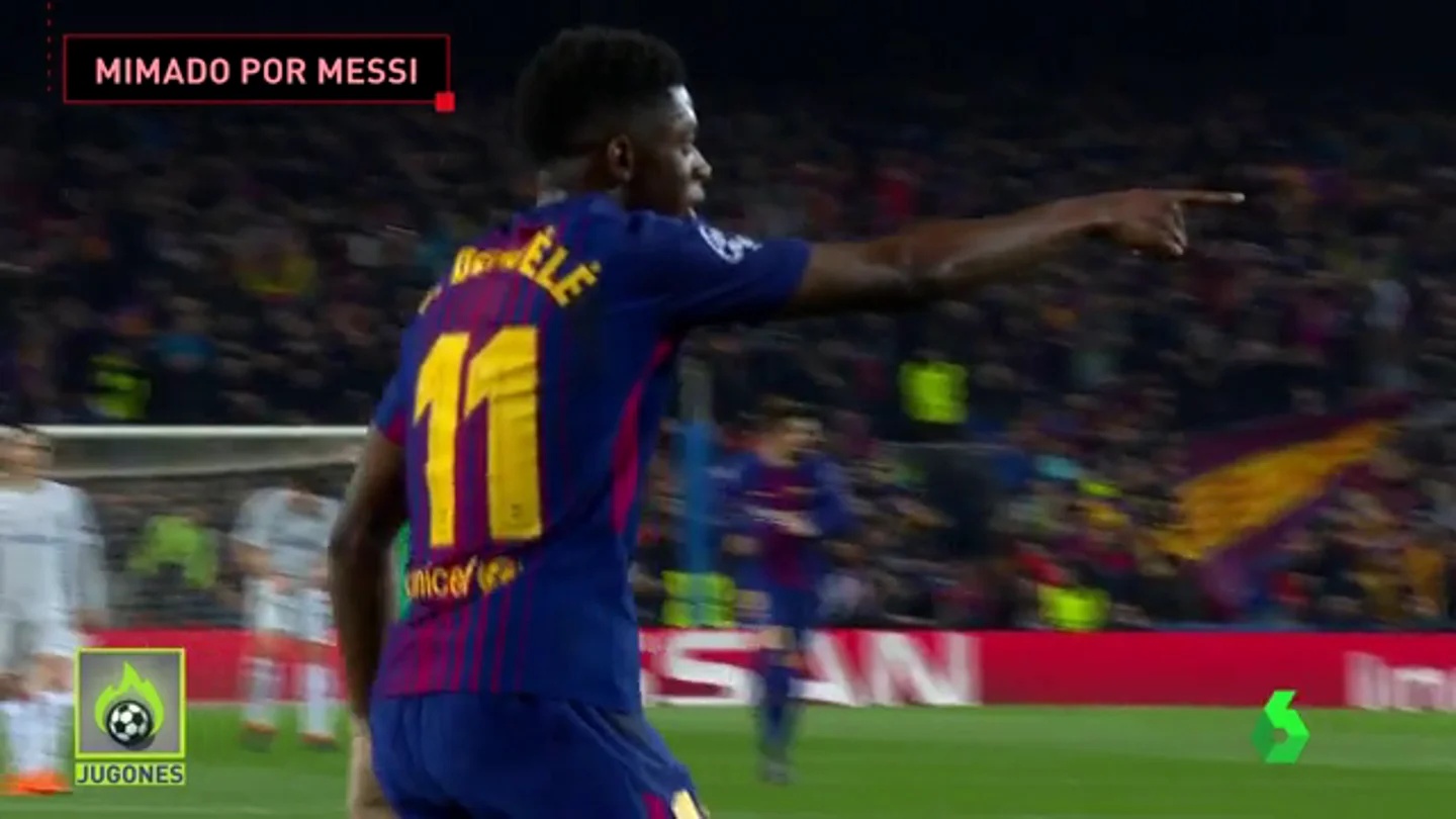 DEMBÉLÉ SE ESTRENA EN CHAMPIONS DEMBÉLÉ SE ESTRENA EN CHAMPIONS