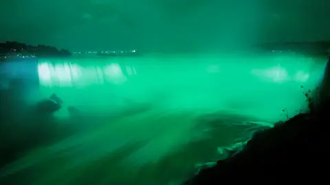 Cataratas del Niágara Llega la Ola Verde