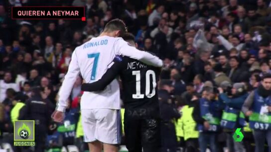 LOS JUGADORES DEL MADRID QUIEREN A NEYMAR