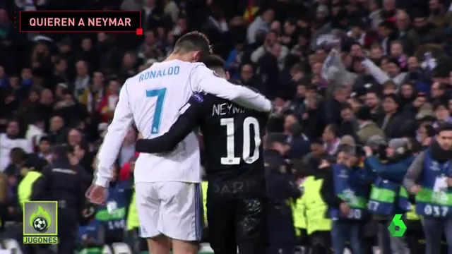 LOS JUGADORES DEL MADRID QUIEREN A NEYMAR