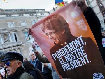 Protesta por la independencia de Cataluña (Archivo)