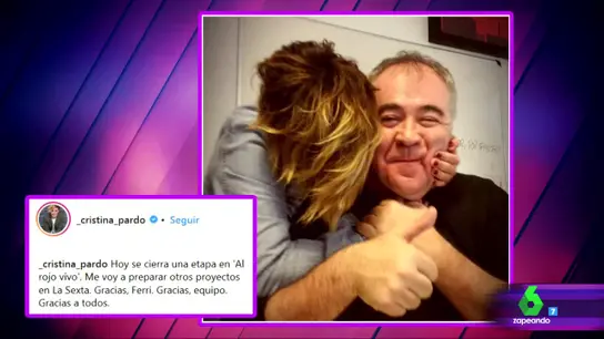 Cristina Pardo se despide de Al Rojo Vivo Cristina Pardo se despide de Al Rojo Vivo