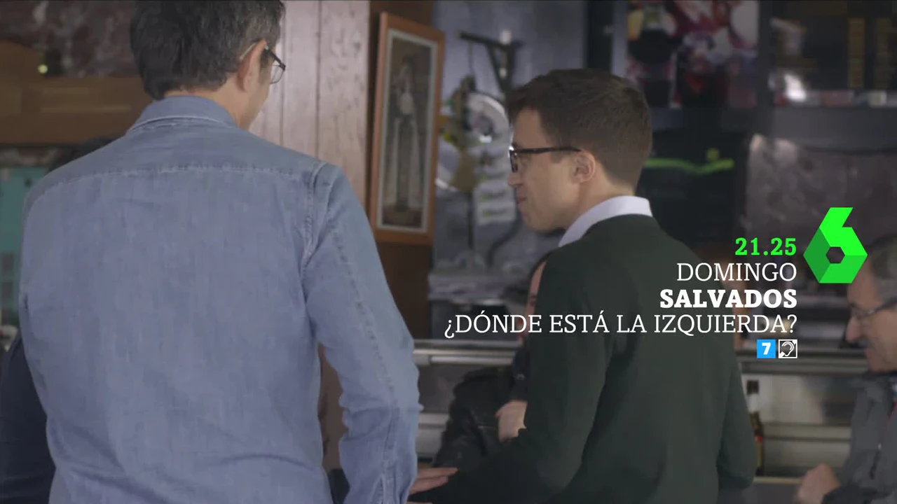 Eduardo Madina e Íñigo Errejón, en Salvados