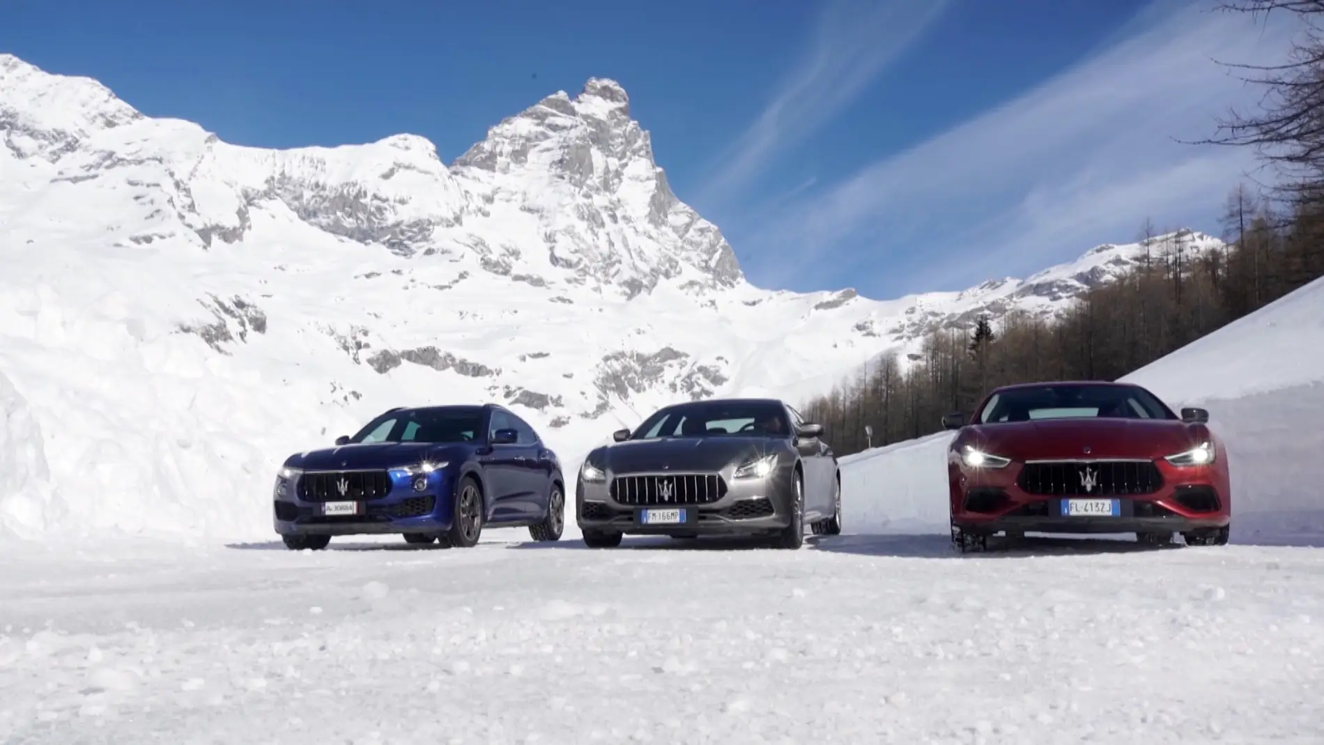 Probamos sobre la nieve de los Alpes la gama Q4 de Maserati: Ghibli, Quattroporte y Levante - Centímetros Cúbicos