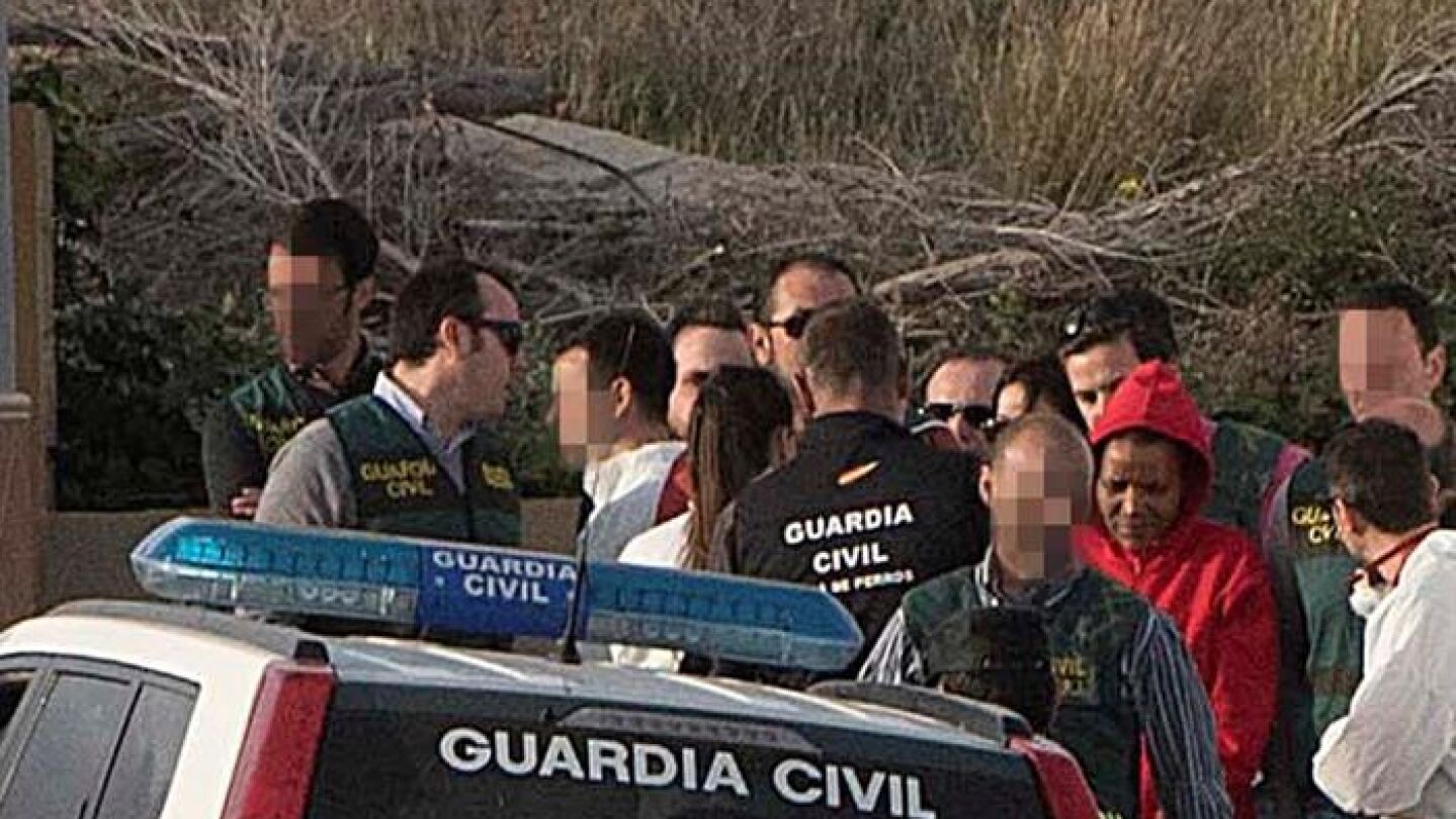 Ana Julia Quezada (de rojo), la autora confesa de la muerte de Gabriel Cruz