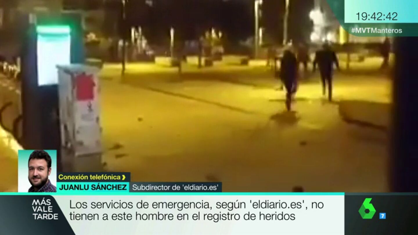 Agresi&oacute;n policial en Madrid
